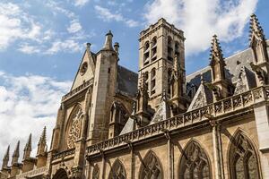 la iglesia de saint-germain-l'aux errois, parís, francia foto