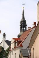 Old houses in Tallinn, Estonia photo