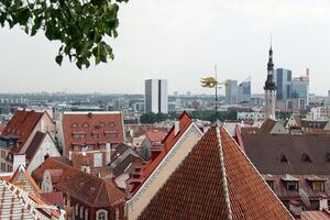 View on old city of Tallinn, Estonia photo