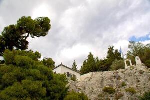 Greek orthodox monastery photo