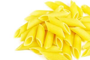 Close-up of italian pasta photo