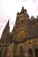 Old Prague city view - old buildings photo