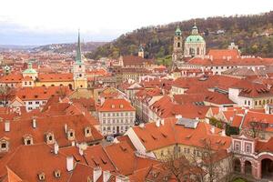 Old Prague city view photo