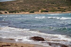 island and sea, greece photo