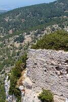 Ancient ruins on Rhodes island, Greece photo