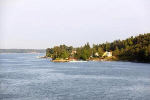 Lonely island in Sweden Archipelago photo