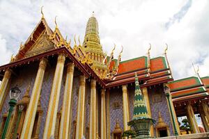 Detail of Grand Palace in Bangkok, Thailand photo