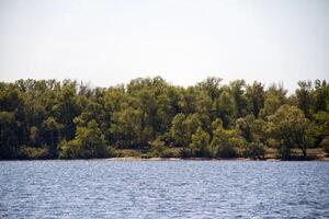 Dnipro river coast photo