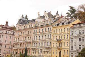 Famous spa resort Karlovy Vary aka Karlsbad photo