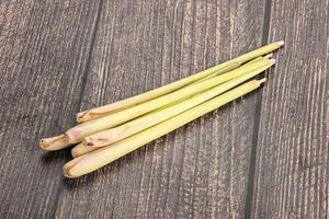 Green lemongrass stem aroma seasoning photo