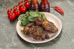 Grilled Lamb neck with spices photo