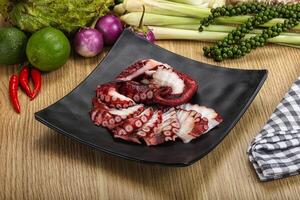 jamanés cocina - sashimi con pulpo foto