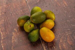 Natural organic sweet and sour Kumquat photo