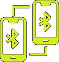Phone Bluetooth Connected Vecto Icon vector