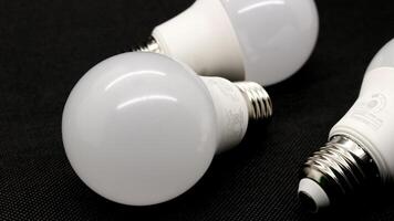 White led bulb isolated photo