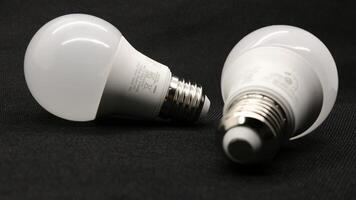 White led bulb isolated photo