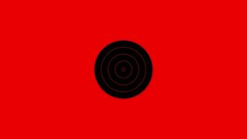 Abstract Radio Waves Circles Background, Animation of radio wave circle video