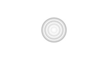 Abstract Radio Waves Circles Background, Animation of radio wave circle video