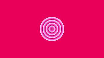 Abstract Radio Waves Circles Background, Animation of radio wave circle video