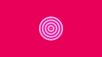 Abstract Radio Waves Circles Background, Animation of radio wave circle video