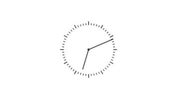 Uhr Symbol, Uhr Timer auf Weiß Hintergrund video