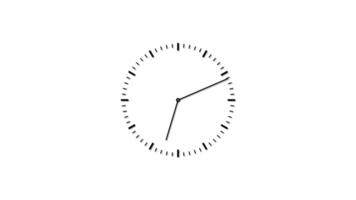 clock icon, clock timer on white background video