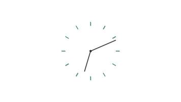 clock icon, clock timer on white background video