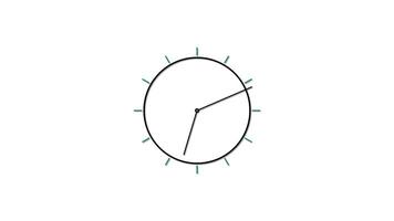 clock icon, clock timer on white background video