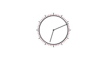 clock icon, clock timer on white background video