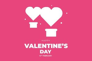 Celebrate Happy Valentine's Day, Valentine's Day hearts background. vector