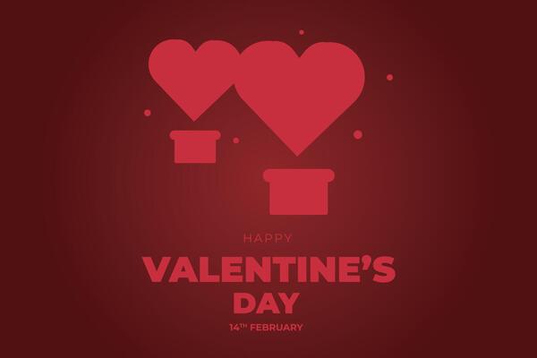 Celebrate Happy Valentine's Day, Valentine's Day hearts background.