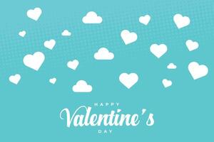 Happy Valentine's Day, Valentine's Day hearts background. vector