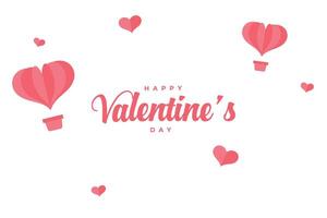 Happy Valentine's Day, Valentine's Day hearts background. vector