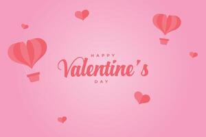 Happy Valentine's Day, Valentine's Day hearts background. vector