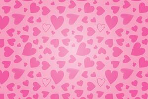 Happy Valentine's Day, Valentine's Day hearts background. vector