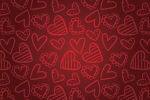 Happy Valentine's Day, Valentine's Day hearts background. vector