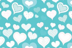 Happy Valentine's Day, Valentine's Day hearts background. vector