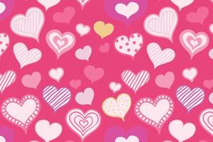 Happy Valentine's Day, Valentine's Day hearts background. vector