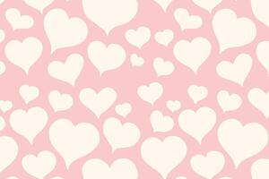 Happy Valentine's Day, Valentine's Day hearts background. vector