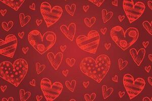 contento San Valentín día, San Valentín día corazones antecedentes. vector
