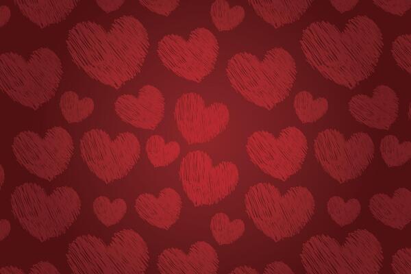 Happy Valentine's Day, Valentine's Day hearts background.