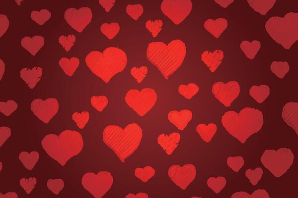 Happy Valentine's Day, Valentine's Day hearts background.