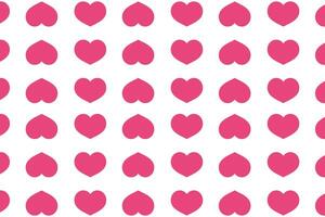 Vector love heart pattern, vector hand drawn Valentine's Day pattern, Valentine's Day background.