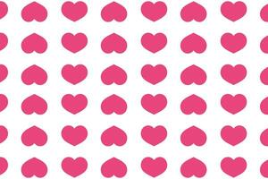 Vector love heart pattern, vector hand drawn Valentine's Day pattern, Valentine's Day background.