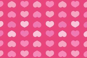 Vector love heart pattern, vector hand drawn Valentine's Day pattern, Valentine's Day background.