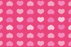 Vector love heart pattern, vector hand drawn Valentine's Day pattern, Valentine's Day background.