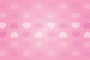 Vector love heart pattern, vector hand drawn Valentine's Day pattern, Valentine's Day background.