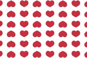 Vector love heart pattern, vector hand drawn Valentine's Day pattern, Valentine's Day background.