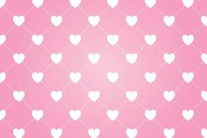 Vector love heart pattern, vector hand drawn Valentine's Day pattern, Valentine's Day background.