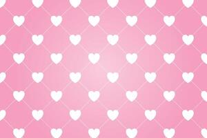 Vector love heart pattern, vector hand drawn Valentine's Day pattern, Valentine's Day background.